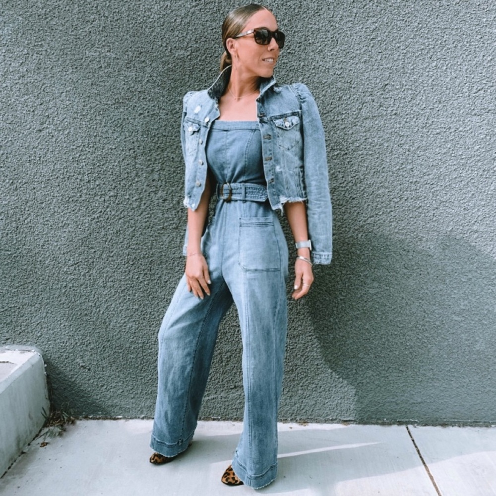 Anthropologie Pilcro Denim Overalls Jumpsuit